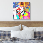 Toile Dame Clashy (Insitu(Chambre))