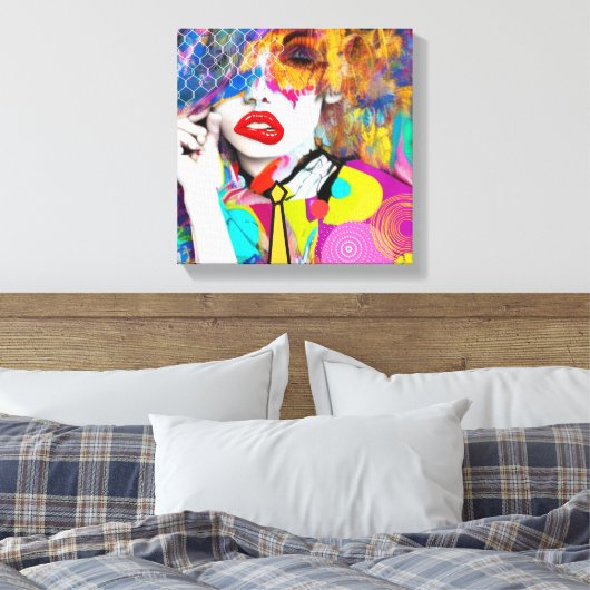 Toile Dame Clashy (Insitu(Chambre))