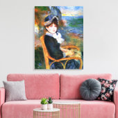 Toile Dame de la mer (par Pierre-Auguste Renoir) (Insitu(Salon))