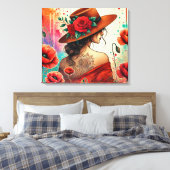 Toile Dame de la Mode (Insitu(Chambre))