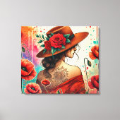 Toile Dame de la Mode (Recto)