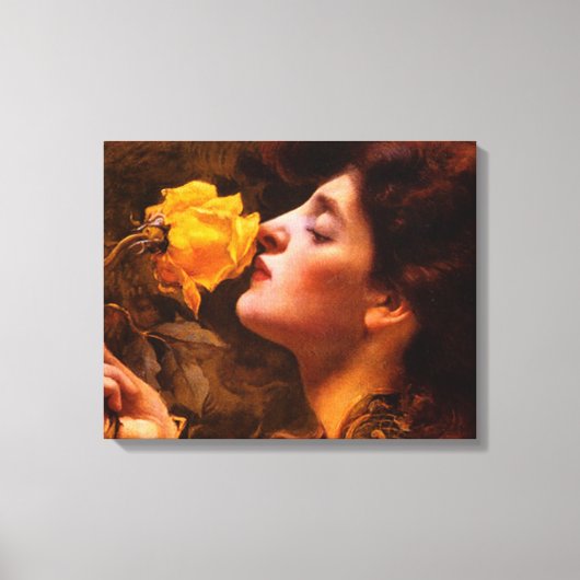 Toile Dame des Roses par Franz Dvorak (Recto)