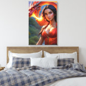 Toile Dame Dragonne (Insitu(Chambre))