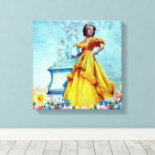 Toile Dame Romantique Vintage (Insitu (Plancher de Bois))