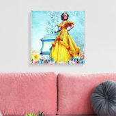 Toile Dame Romantique Vintage (Insitu(Salon))