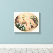 Toile Dame rose de Louis Icart (Insitu (Plancher de Bois))