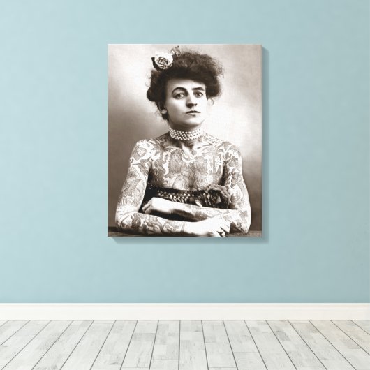 Toile Dame tatouée, 1907 (Insitu (Plancher de Bois))