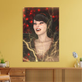 Toile Dame Vampire (Insitu(Salon))