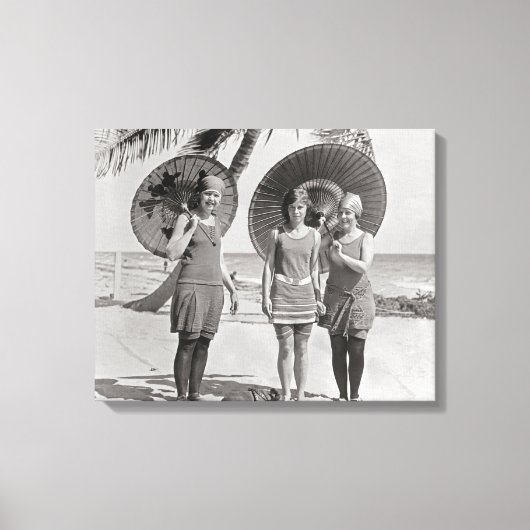 Toile Dames à la plage, 1920 (Recto)