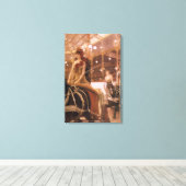 Toile Dames des Voitures (alias Cirque) de James Tissot (Insitu (Plancher de Bois))