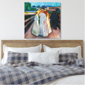 Toile Dames sur le pont | Edvard Munch | (Insitu(Chambre))