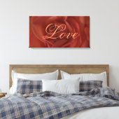 Toile d'amour de rose rouge (Insitu(Chambre))