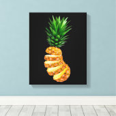 Toile d'ananas découpée Imprimer (Insitu (Plancher de Bois))