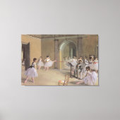 Toile Dance Foyer à l'Opéra par Edgar Degas (Recto)