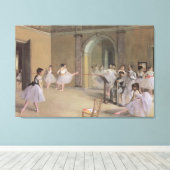 Toile Dance Foyer à l'Opéra par Edgar Degas (Insitu (Plancher de Bois))