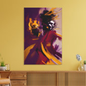 Toile Dance Of The Mind – Expressive Abstract Figure (Insitu(Salon))