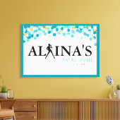 Toile DANCER DOTS Invitation Bat mitzvah (Insitu(Salon))