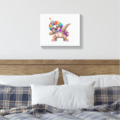 Toile Dancing Clown Dabbing Éffrayant Halloween paresse  (Insitu(Chambre))