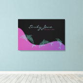 Toile DANCING DOLPHINS Bat mitzvah Connexion Bureau (Insitu (Plancher de Bois))