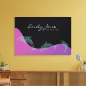 Toile DANCING DOLPHINS Bat mitzvah Connexion Bureau (Insitu(Salon))