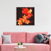 Toile Dancing Firebirds Abstrait Quad Canvas Imprimer (Insitu(Salon))