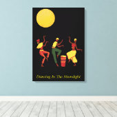 Toile Dancing In the Moonlight - texte modifiable (Insitu (Plancher de Bois))