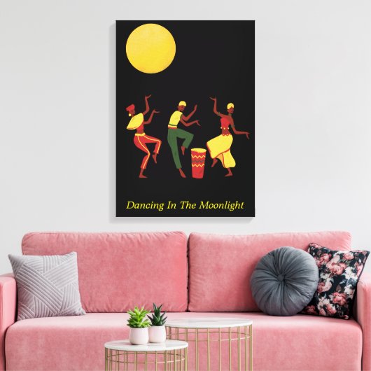 Toile Dancing In the Moonlight - texte modifiable (Insitu(Salon))