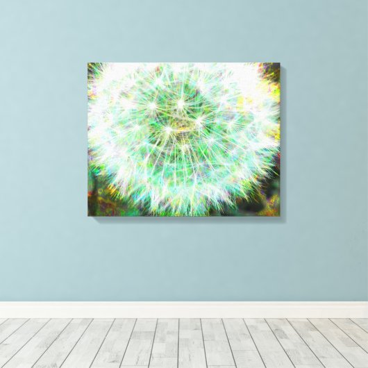 Toile Dandelion Meditation Void (Insitu (Plancher de Bois))