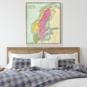 Toile Danemark Suède et Norvège (Insitu(Chambre))