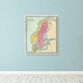 Toile Danemark Suède et Norvège (Insitu (Plancher de Bois))