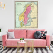Toile Danemark Suède et Norvège (Insitu(Salon))