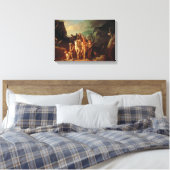 Toile Daniel Boone escorte les colons à travers le Cumbe (Insitu(Chambre))