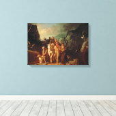 Toile Daniel Boone escorte les colons à travers le Cumbe (Insitu (Plancher de Bois))