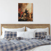 Toile Daniel Maclise peint sa fresque (Insitu(Chambre))