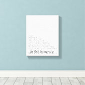 Toile Dans Cette Maison : Citation Positive Canvas Wall (Insitu (Plancher de Bois))
