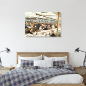 Toile Dans la baie, Diner Heure - Une houle de l'océan o (Insitu(Chambre))