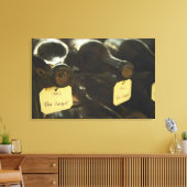 Toile Dans la cave à vin souterraine : bouteilles couché (Insitu(Salon))