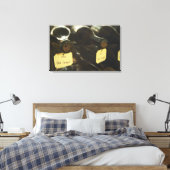 Toile Dans la cave à vin souterraine : bouteilles couché (Insitu(Chambre))
