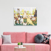 Toile Dans la maison des chiens (Insitu(Salon))