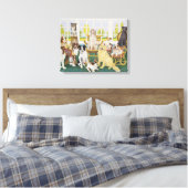 Toile Dans la maison des chiens (Insitu(Chambre))