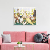 Toile Dans la maison des chiens (Insitu(Salon))