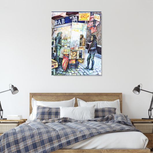 Toile Dans l'amour avec les problèmes, et dans les probl (Insitu(Chambre))