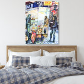 Toile Dans l'amour avec les problèmes, et dans les probl (Insitu(Chambre))