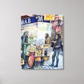 Toile Dans l'amour avec les problèmes, et dans les probl (Recto)