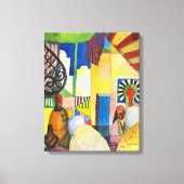 Toile Dans le bazar | Auguste Macke | (Recto)