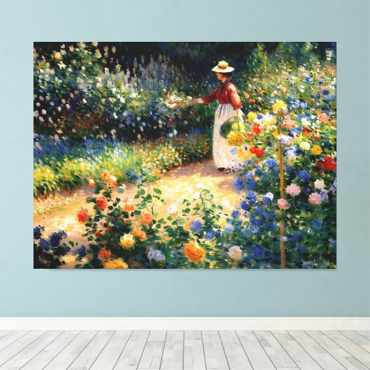 Toile Dans le jardin (Insitu (Plancher de Bois))