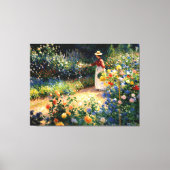 Toile Dans le jardin (Recto)