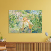 Toile Dans le jardin de Roche-Plate, 1894 (Insitu(Salon))