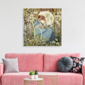 Toile Dans le jardin, Giverny par Frederick Frieseke (Insitu(Salon))