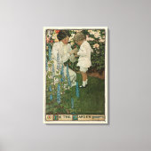 Toile Dans le jardin par Jessie Willcox Smith (Recto)